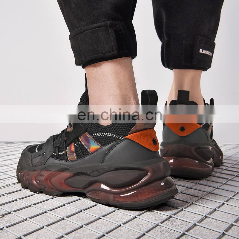Factory Outlet Christmas Men's Spring and Autumn Mech Wind Customized Platform Shock Absorbing Running Casual Shoes