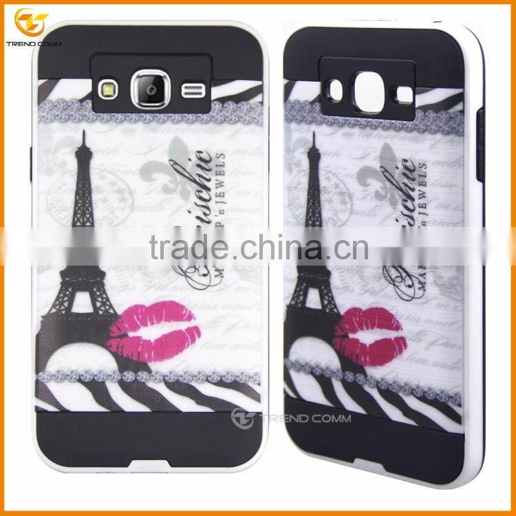 android mobile phone color printing hard back cover case for Samsung j7