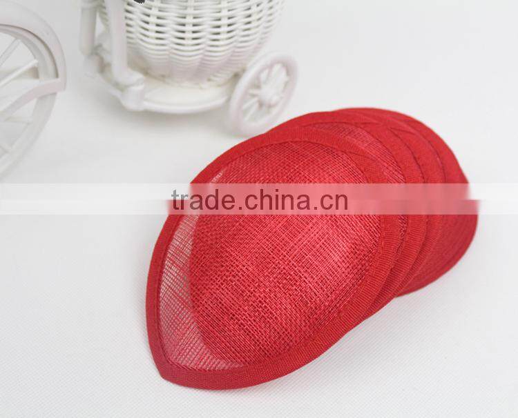 Wholesale Drop Shap Fascinator Sinamay Hat Base