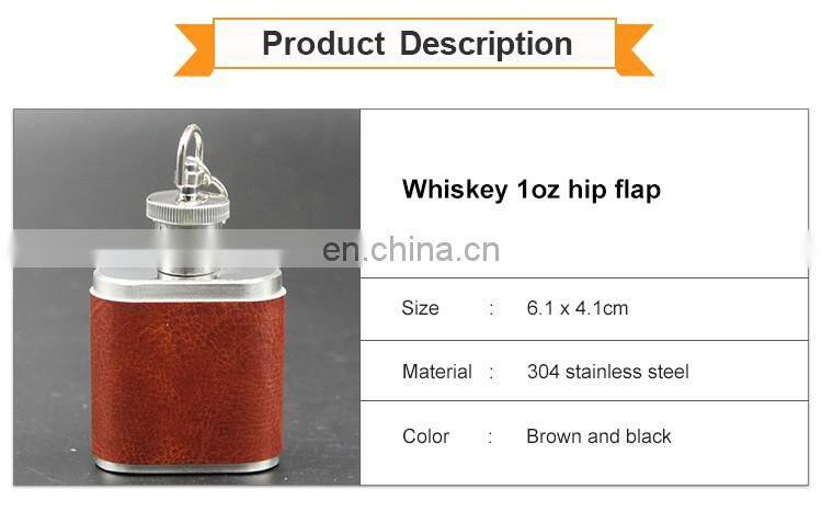 Men Hip Flask, Brown Leather Pocket Drinking Flask, Hip Flask For Gift