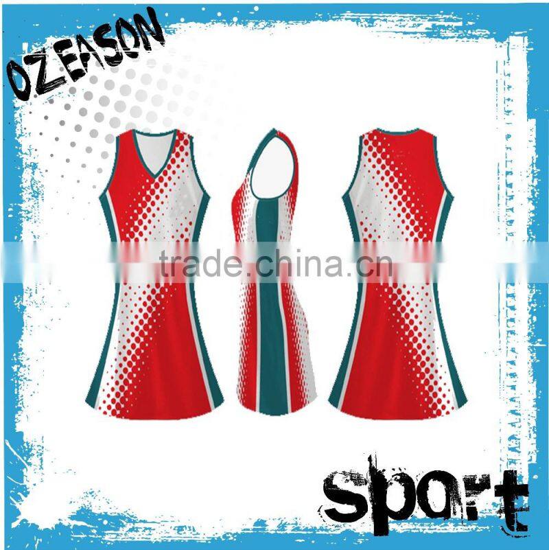 Custom made netball clothes manufacturer in china
