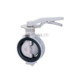 COVNA DN250 High Performance Double Offset Metal Seat Wafer Type Stainless Steel Hand Wheel Butterfly Valve