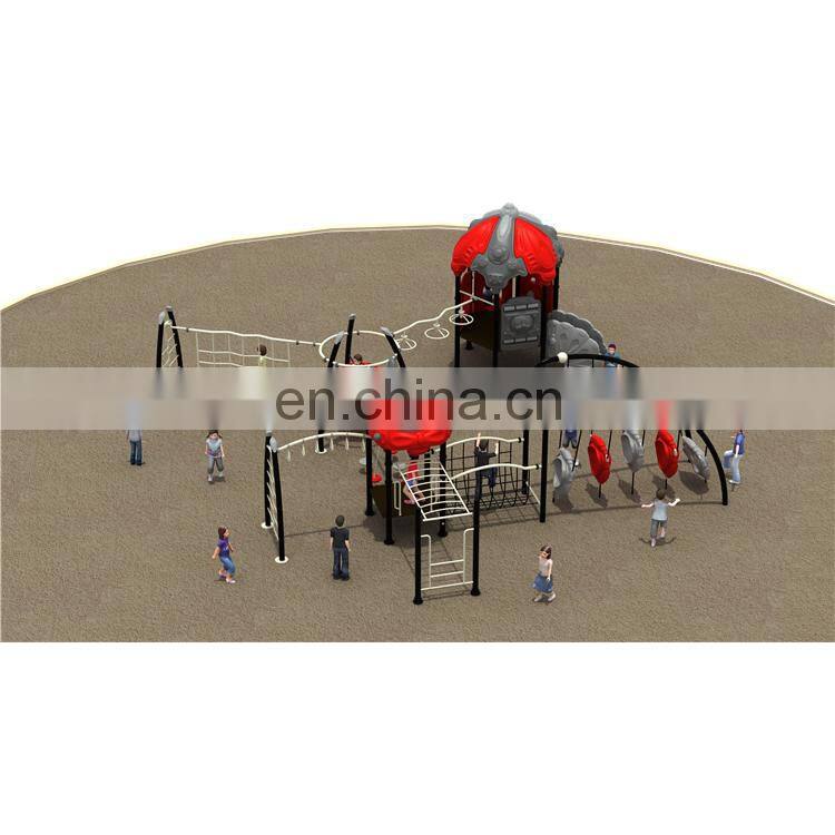Kindergarten daycare kids game children climbing slide outdoor playground equipment