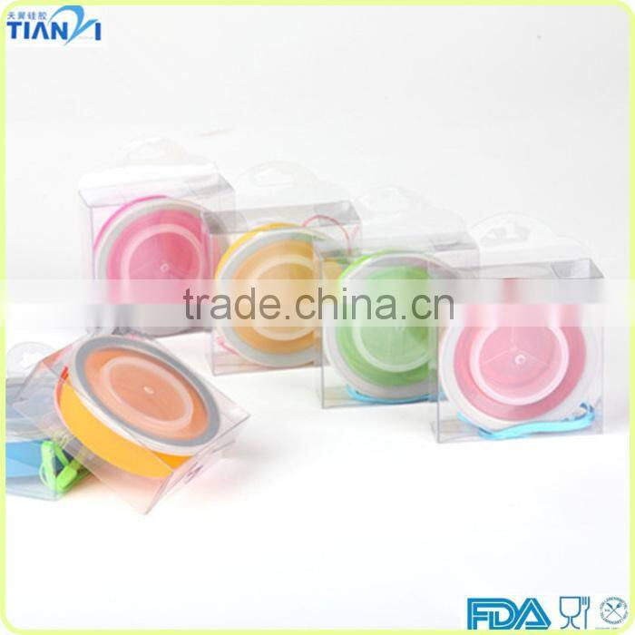 Wholesale Heat And Cold Resistant Silicone Collapsible Foldable Flexible Cup