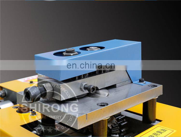 best selling SA-12HB duct locker forming square pipe elbow making lock seam machine Pittsburgh lock former machine for HVAC
