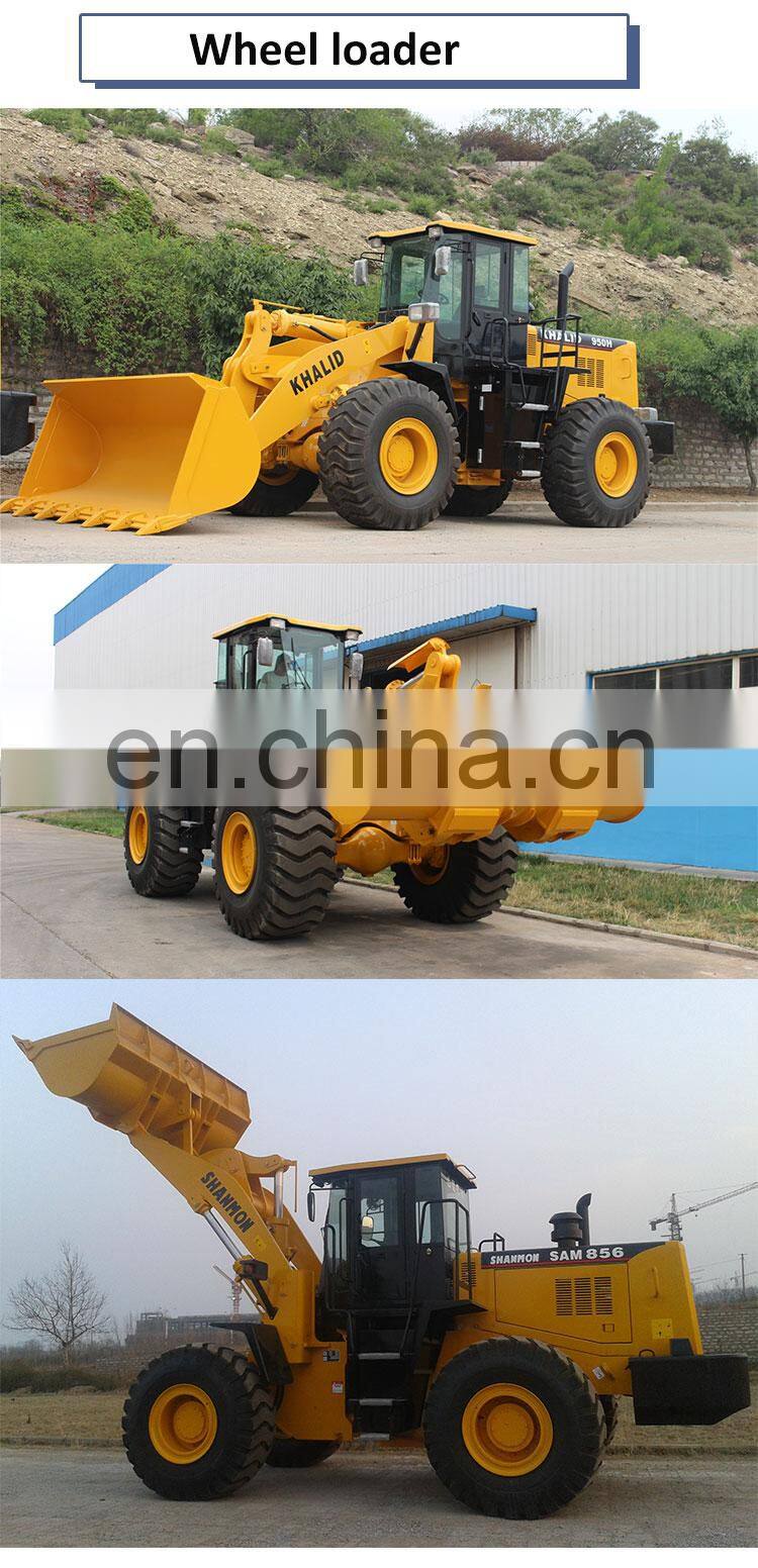 Cheap Construction Heavy Duty 5.0ton Front wheel loader ZL50 side dump wheel loader