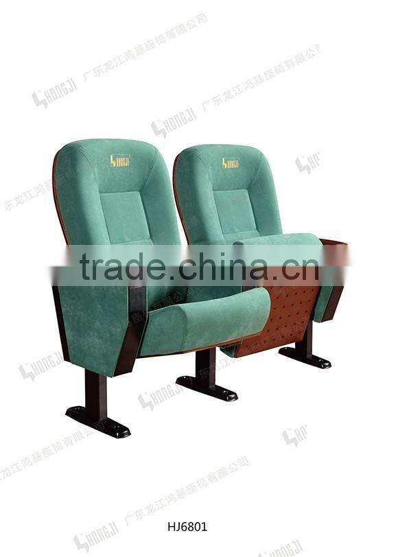Steel leg Yes folded armchair auditorium seating design HJ6801-E
