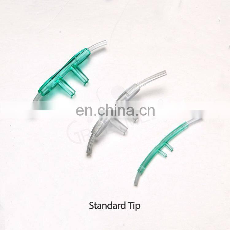 Factory Price Medical Cannula Nasal Oxygen Tube PVC Injection & Puncture Instrument Ce OEM Service Greetmed EOS 3 Years 5000pcs