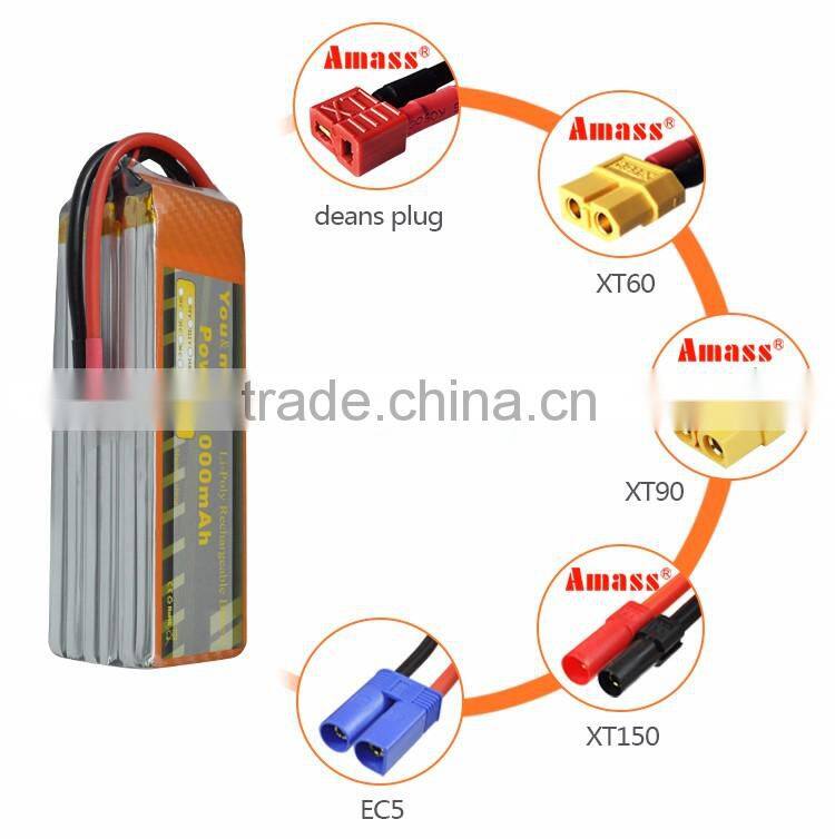 You&Me 5S 50C lithium rechargeable lipo battery 5000mah 18.5V for RC Helicopter Car