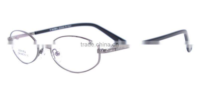Full-rim metal oval new model fancy reading eyewear optical glasses frame from china