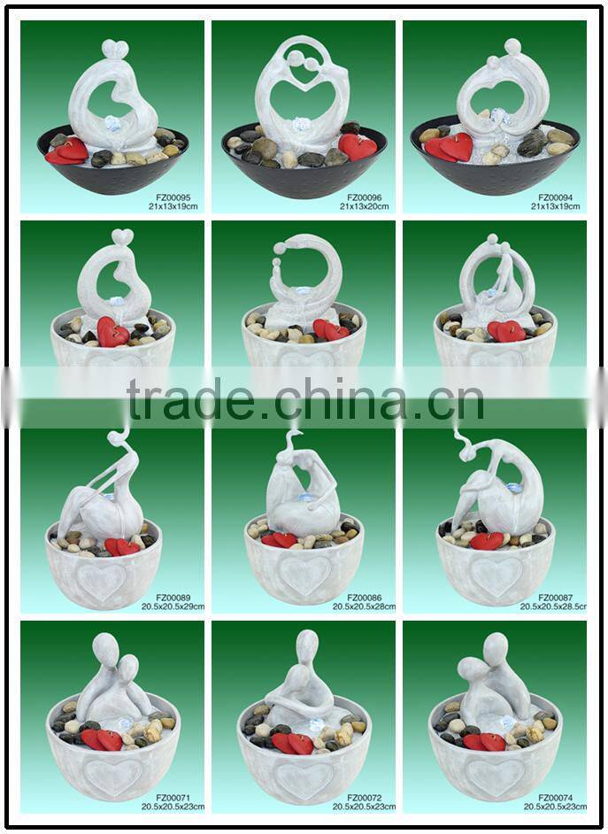 2015 new cement garden water feature