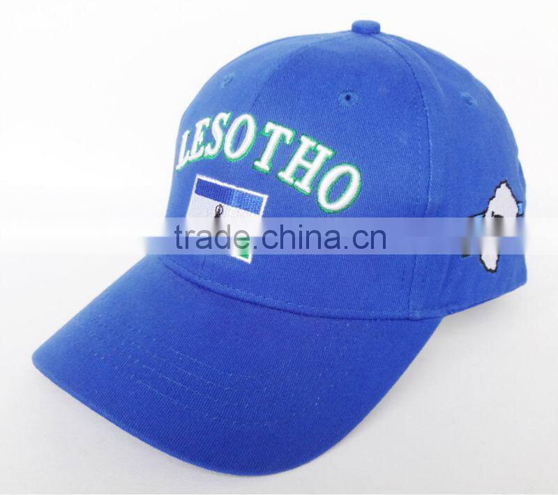 flat embroidery baseball cap custom OEM
