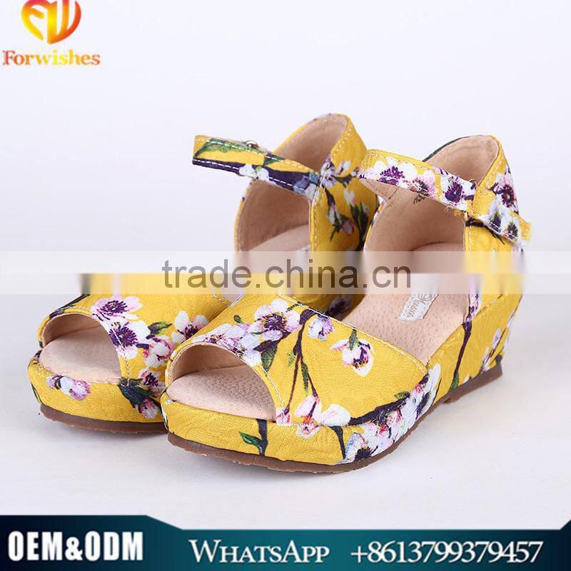 2015 Hot Fashionable Kids Shoes Princess Dress Up Shoes Slipsole Sandal For Girls