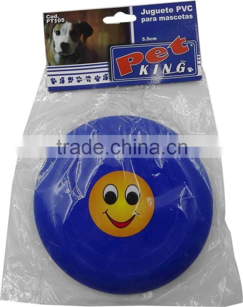 Flying Disc plastic pet dog frisbee selling Pet frisbee with hole