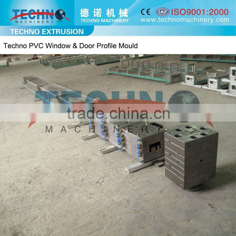 Double Screw Extruder PVC Window Profile Production Line
