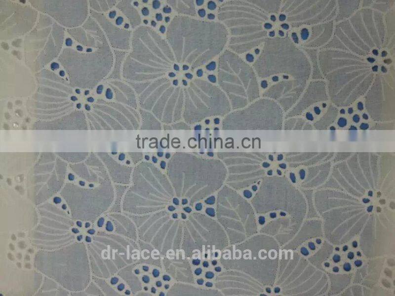 embroidery ivory cotton guipure lace fabric for garment accessories
