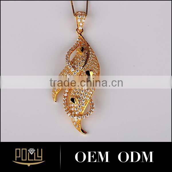 2015 new design k gold fashion jewelry wedding jewelry set