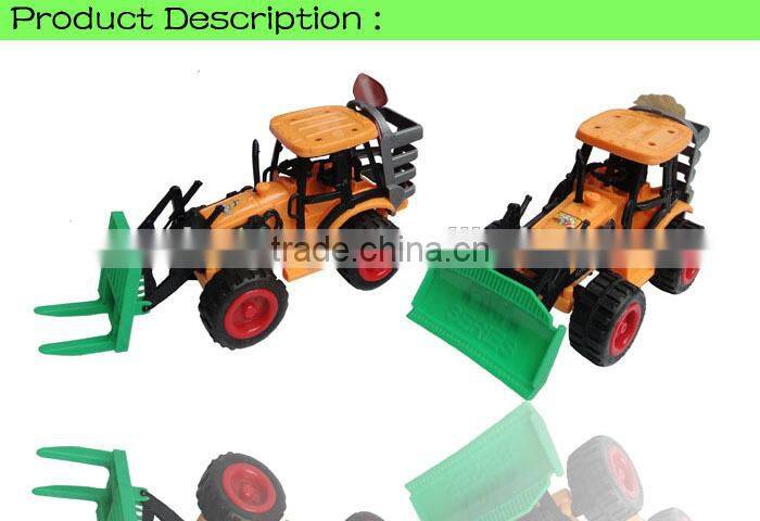 1:36 plastic mini tractor toy for children