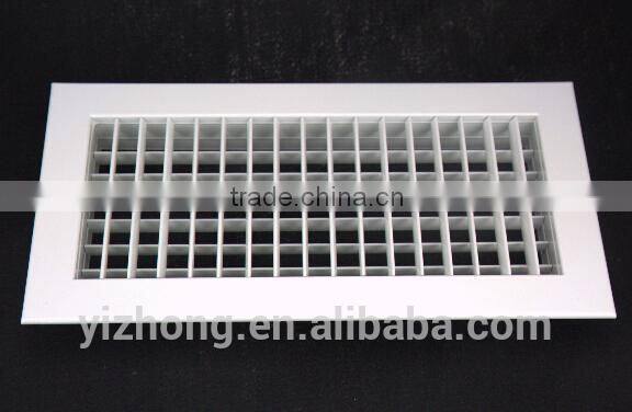 Aluminum extrusion profile for air grille