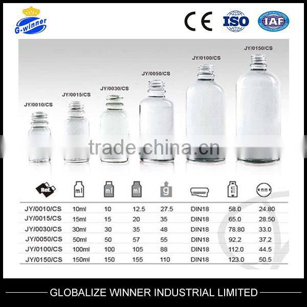 5ml,10ml,15ml,20ml,30ml,50ml,100ml green essential oil glass bottle