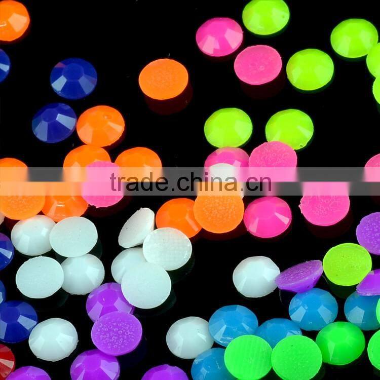 Free Sample Flatback Jelly Hotfix Stone, Resin and Epoxy Hotfix Rhinestone All Size