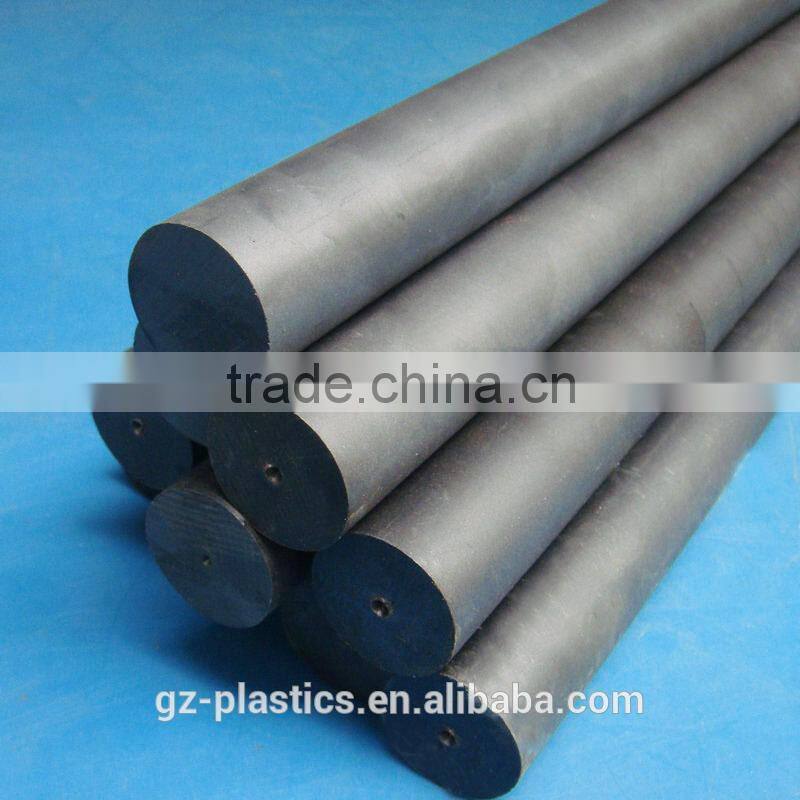 Guangzhou engineering products custom plastic PPS-CA30 PEEK-CA30 bar rod sheet 15mm plastic pps rod