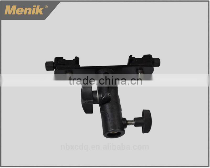 JM-72 two hotshoe cross stand,bracket for speedlite,Photography equipment