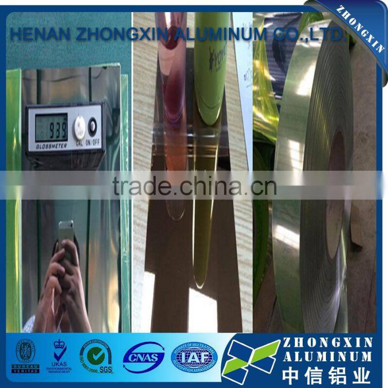 High reflective polished aluminium mirror sheet with ROHS