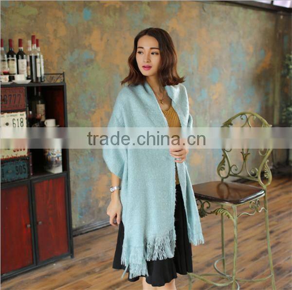 custom made cotton voile big suqare shawl scarf for ladies