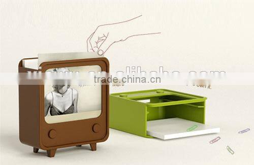 X&W TV shape memo holder with paper