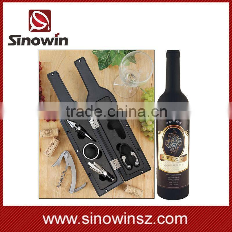 Hot-Selling Barware Bottle Shape Wine Gift Set