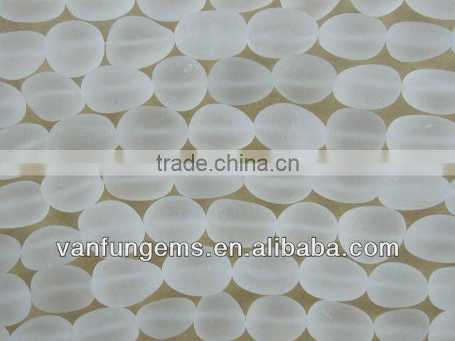 Natural crystal matted tumble