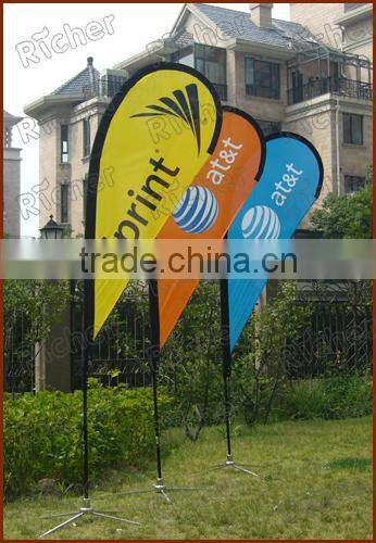 Customized Knife flag/beach banner/feather flag flying banner