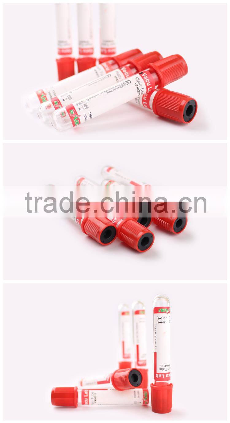 Factory direct supply various colormedical glass blood tube