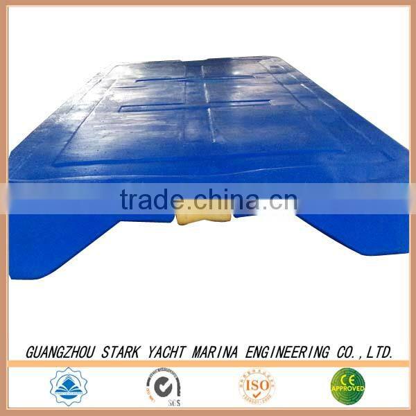 Plastic pontoon dry dock double system