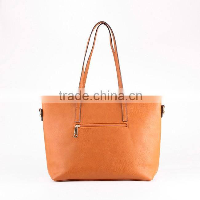 10778 Good Price Brown Color Laser Large PU Tote Bag for Women
