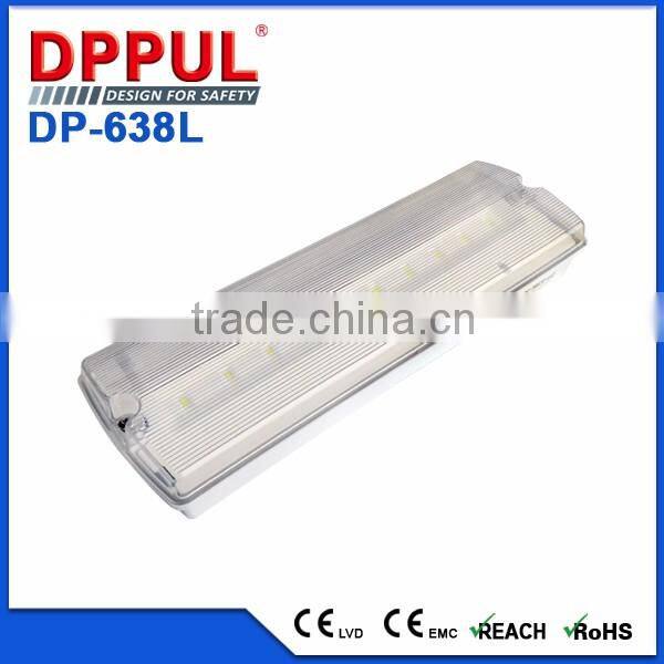 Steel lamp body and Metal Base Material Exit Rechargeable Emergency Light