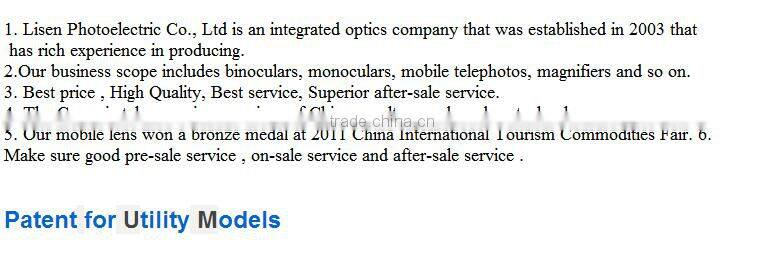 High Power Zoom Tourism Souvenirs Binocular for Sport/Hiking