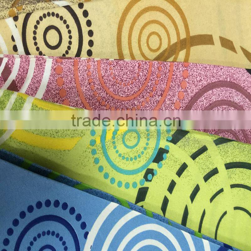 Factory price 100% polyester bed sheet fabric 75d*150d hotel bed sheet