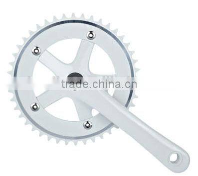 bicycle crank & chainwheel