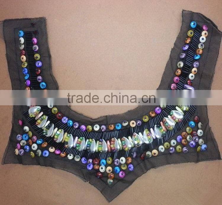 Top grade hot sale 2016 crochet lace trims collar