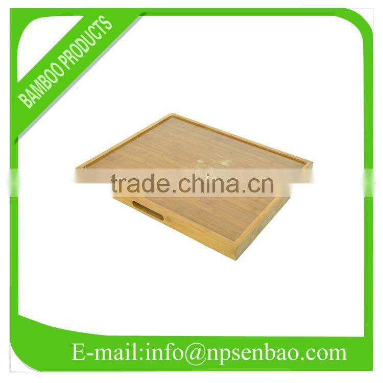 Multi-functional square bamboo tray / Square bamboo tray
