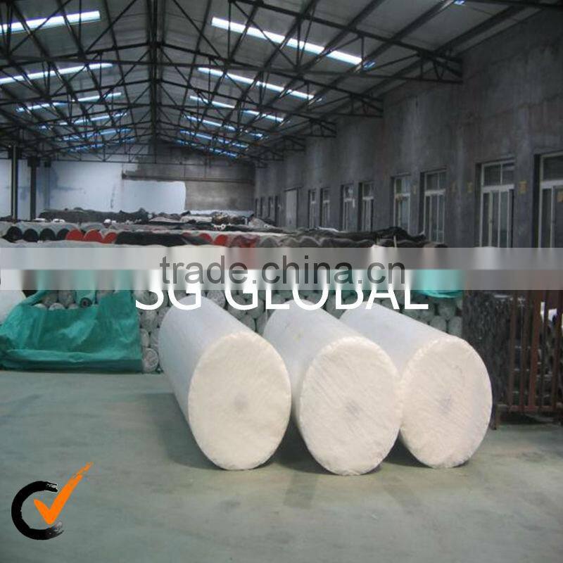 Green pp fabric made by water jet looms