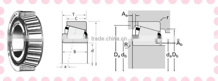57517/TR1312 double row tapered roller bearing for engineering machinery vehicles
