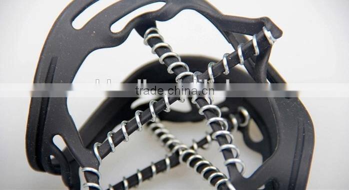 Antiskid shoe cover thread spring traction crampons