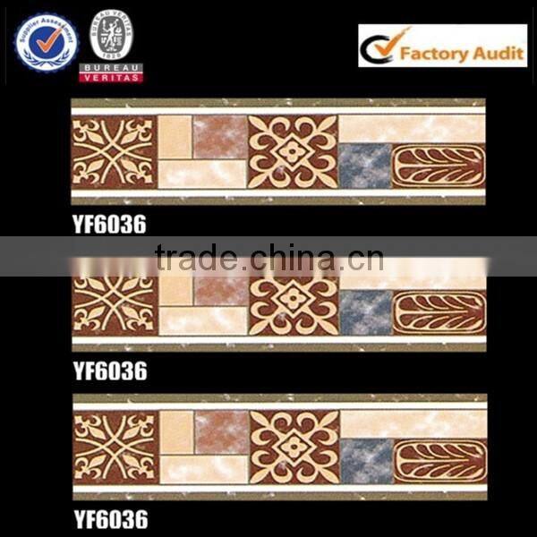 glazed decoration trim ceramic tile accents