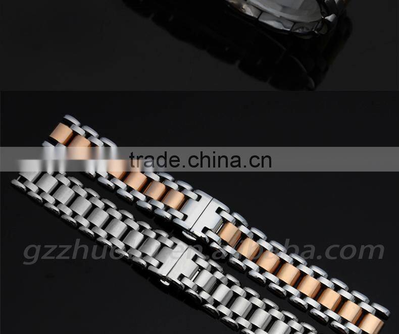 16|20mm high quality imported stainless steel watch bracelet for men's and women's Wholesale 3PCS