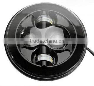 New White Lighting 60w High Low Beam Jeep 7 Inch Led Headlight