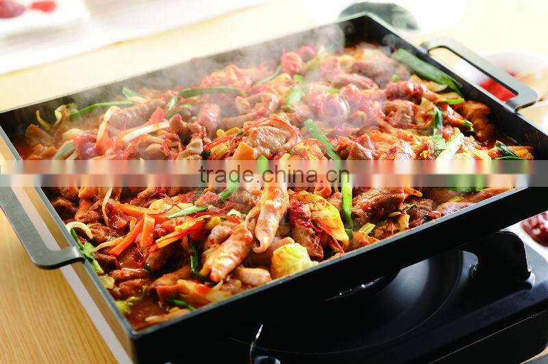 The iron plate with a thickness of 3.2mm that burning sweet japan pancake