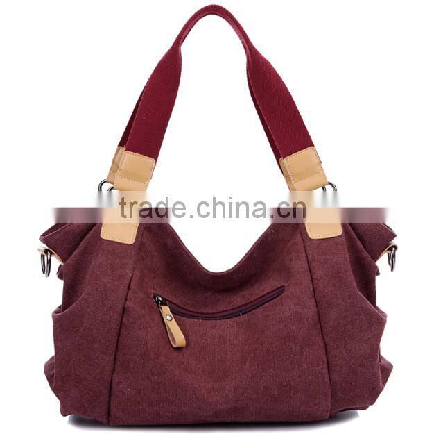 2014 Fashion design custom canvas bag tote bag wholesale canvas bag